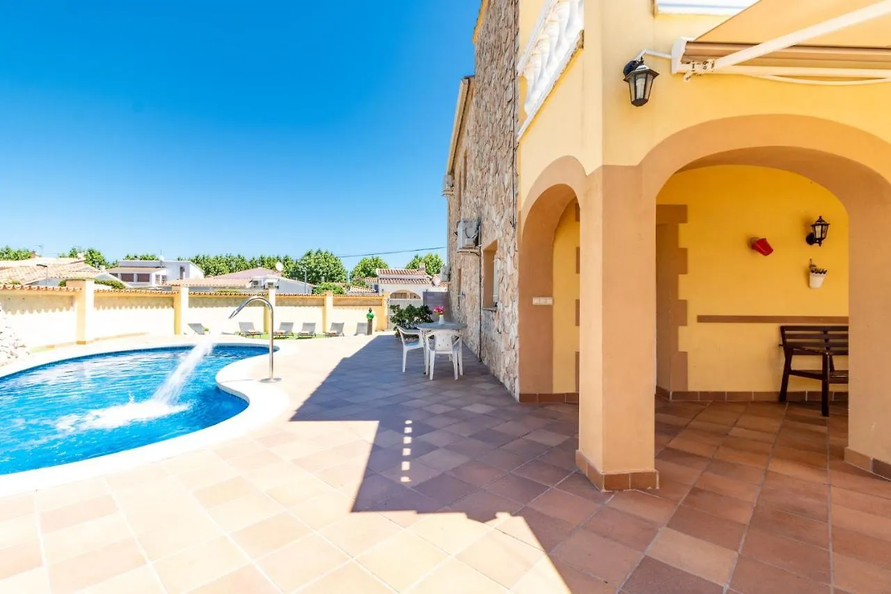 Goldhome - Carlit - Casa 9 Habitaciones, Piscina Privada, Sala De Juegos Эмпуриабрава Дом отдыха