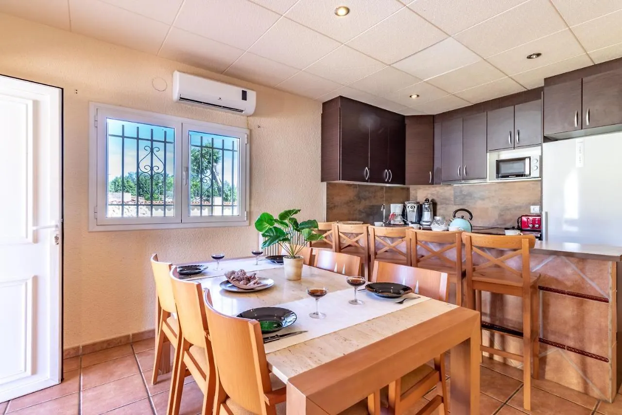 Goldhome - Carlit - Casa 9 Habitaciones, Piscina Privada, Sala De Juegos Эмпуриабрава 0*,